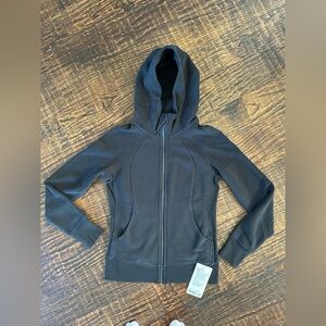 Lululemon Size 8 Black Scuba Full Zip Hoodie